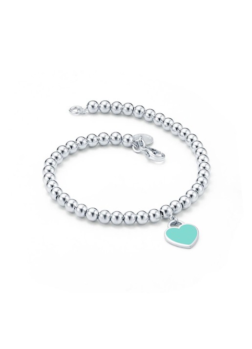 Tiffany & Co. Return to Tiffany® Tiffany Blue® Heart Tag armband van sterling zilver 57196 - detail undefined