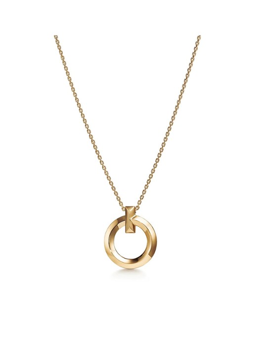 Tiffany & Co. T1 Circle Small ketting van 18 karaat geelgoud 76265