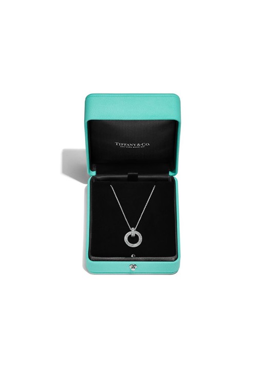 Tiffany & Co. T1 ketting van 18 karaat witgoud met diamant 80884 - detail 3 undefined