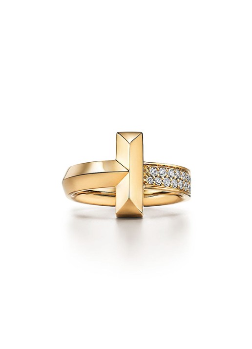 Tiffany & Co. T1 Ring van 18 karaat geelgoud met diamant 71034 - voorkant 6 undefined