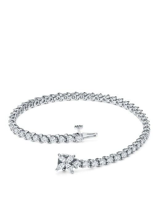 Tiffany & Co. Tennisarmband van platina met diamant 15889 - detail 4 undefined