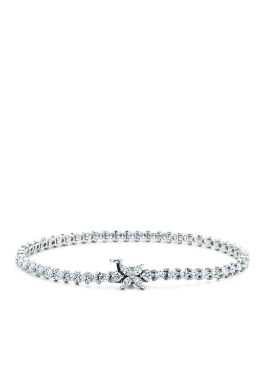 Tiffany & Co. Tennisarmband van platina met diamant 15889 - voorkant undefined