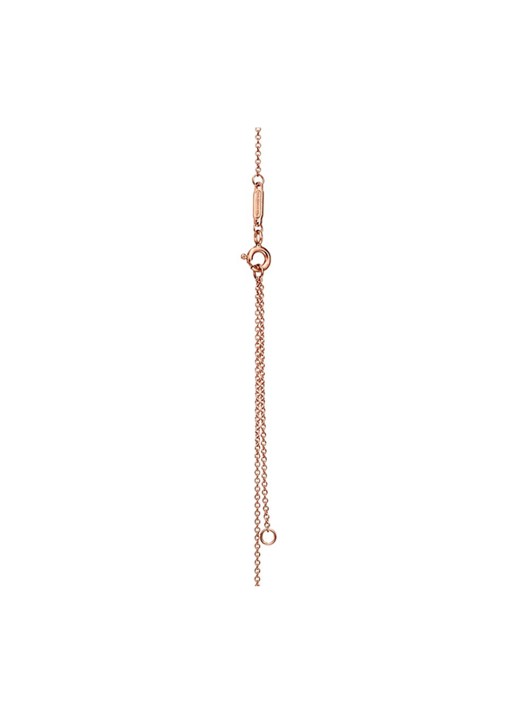 Tiffany & Co. Tiffany Knot ketting  van 18 karaat roségoud met diamant 85808 - detail 2 undefined