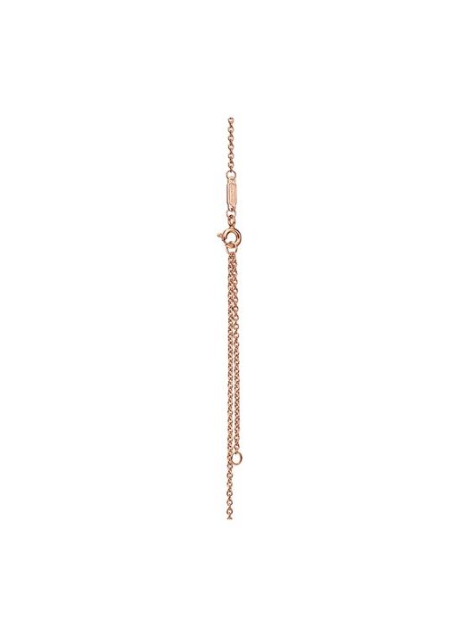 Tiffany & Co. Tiffany Knot ketting  van 18 karaat roségoud met diamant 86025 - detail 3 undefined