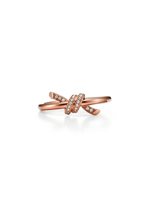 Tiffany & Co. Tiffany Knot ring van 18 karaat roségoud met diamant 10987
