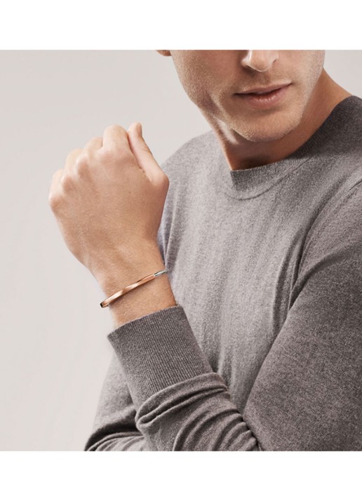 Tiffany & Co. Tiffany Lock bangle van 18 karaat rosé- en witgoud 78990 - detail 2 undefined