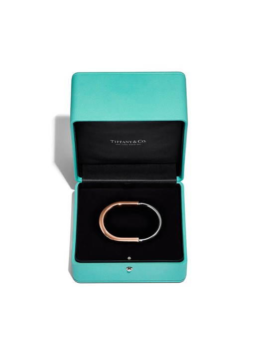 Tiffany & Co. Tiffany Lock bangle van 18 karaat rosé- en witgoud 78990 - detail 6 undefined