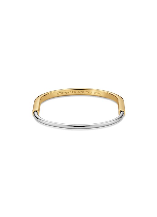 Tiffany & Co. Tiffany Lock bangle van 18 karaat wit- en geelgoud 82984 - voorkant 8 undefined
