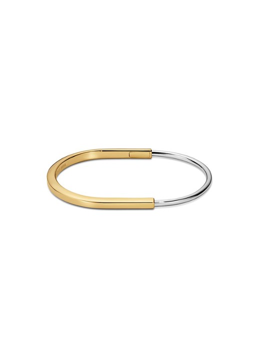 Tiffany & Co. Tiffany Lock bangle van 18 karaat wit- en geelgoud 82984