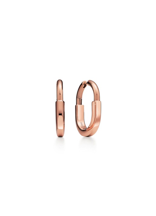 Tiffany & Co. Tiffany Lock oorringen van 18 karaat roségoud, Medium 77297