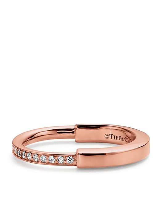 Tiffany & Co. Tiffany Lock ring van 18 karaat roségoud met diamant 77305 - detail 5 undefined