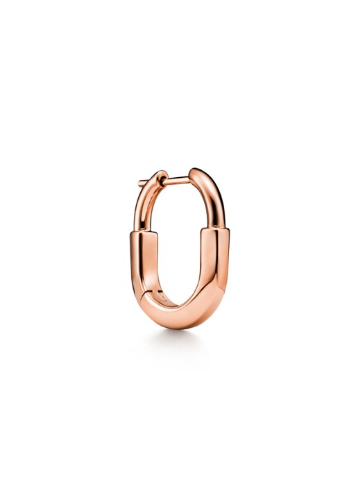Tiffany & Co. Tiffany Lock Small oorringen van 18 karaat roségoud 83007 - voorkant 2 undefined