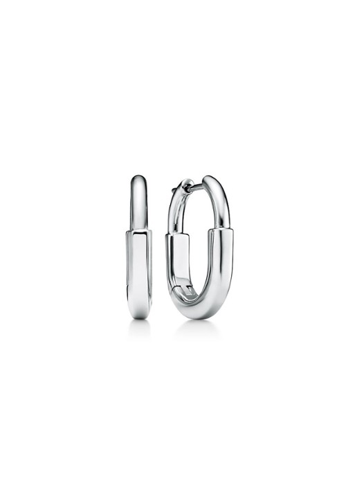 Tiffany & Co. Tiffany Lock Small oorringen van 18 karaat witgoud 83009