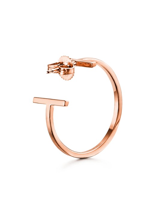 Tiffany & Co. Tiffany T oorringen van 18 karaat roségoud 71105 - voorkant 4 undefined