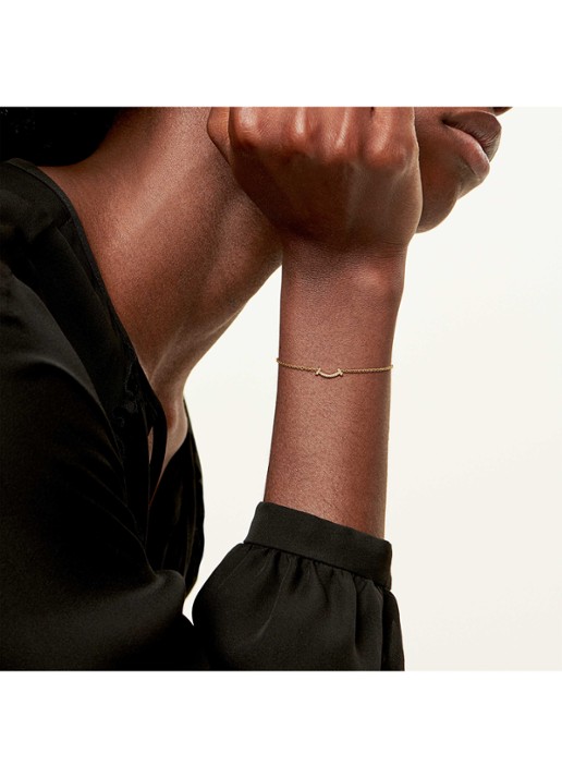 Tiffany & Co. Tiffany T Smile armband van 18 karaat geelgoud met diamant 45080 - achterkant 4 undefined