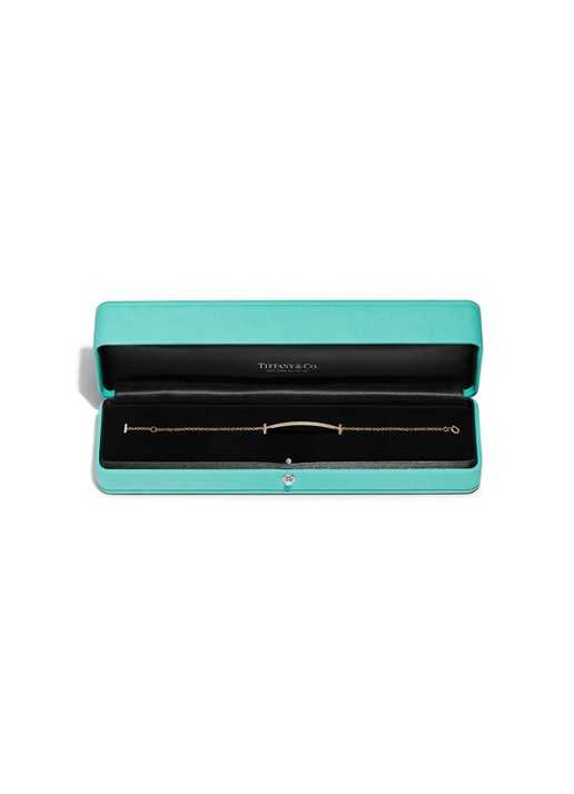 Tiffany & Co. Tiffany T Smile armband van 18 karaat geelgoud met diamant 74017 - detail 3 undefined