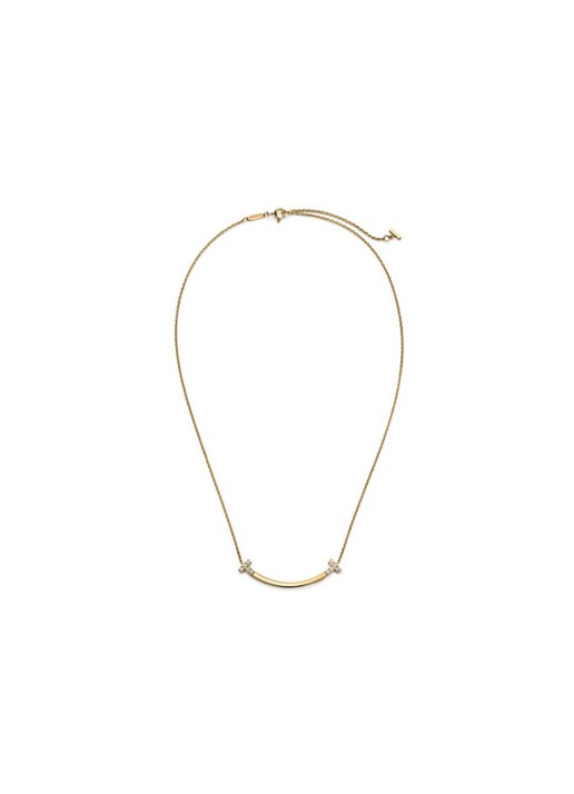 Tiffany & Co. Tiffany T Smile Medium ketting van 18 karaat geelgoud met diamant 84617 - detail 3 undefined
