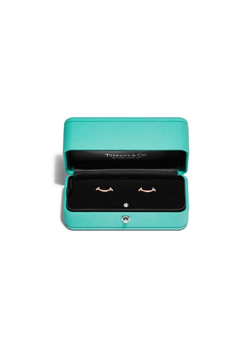 Tiffany & Co. Tiffany T Smile Mini oorknopjes van 18 karaat roségoud met diamant 85586 - detail 5 undefined
