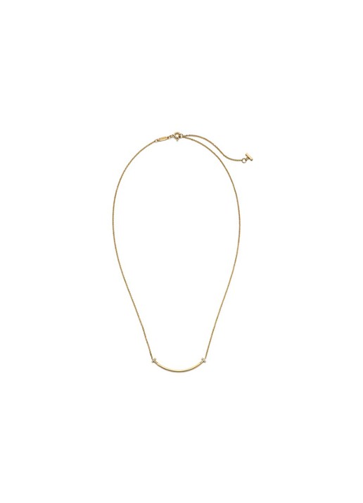 Tiffany & Co. Tiffany T Smile Small ketting van 18 karaat geelgoud met diamant 84611 - detail 4 undefined