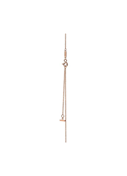 Tiffany & Co. Tiffany T Smile Small ketting van 18 karaat roségoud met diamant 84610 - detail 5 undefined