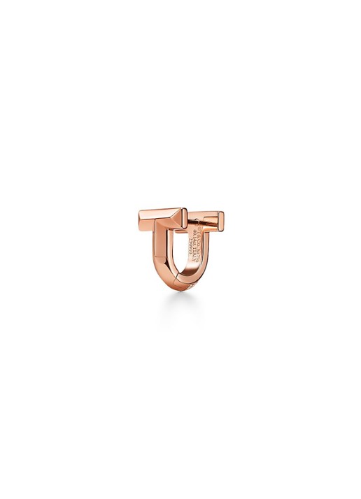 Tiffany & Co. Tiffany T T1 oorringen van 18 karaat roségoud met diamant 81783 - detail undefined