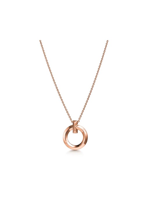 Tiffany & Co. Tiffany T T1 Small ketting van 18 karaat roségoud 76264