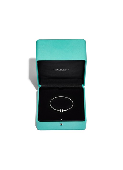 Tiffany & Co. Tiffany T Wire bangle van 18 karaat witgoud 69744 - detail 3 undefined