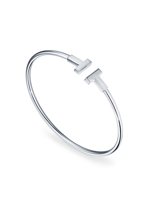 Tiffany & Co. Tiffany T Wire bangle van 18 karaat witgoud 69744 - voorkant 5 undefined