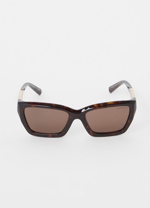 Tiffany & Co. Wayfarer zonnebril TF4213 - detail 3 donkerbruin