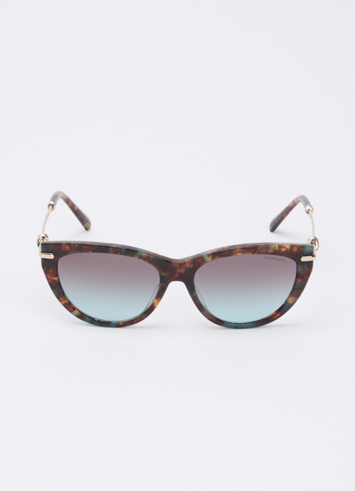Tiffany & Co. Wayfarer zonnebril TF4253  - detail 2 kastanjebruin