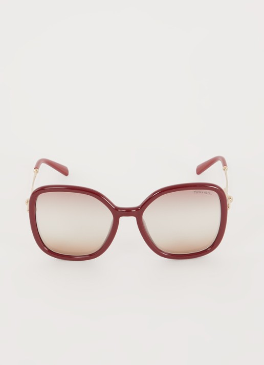 Tiffany & Co. Zonnebril TF4202U - detail kastanjebruin
