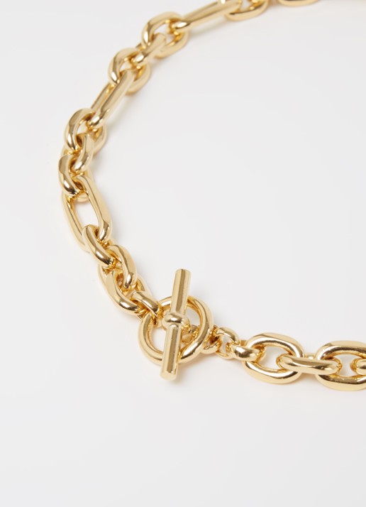Tilly Sveaas Small Watch Chain schakelketting verguld - detail 3 goud