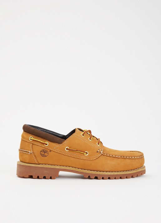 Timberland Authentic bootschoen van nubuck - voorkant 5 camel
