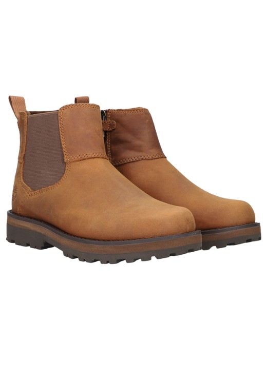Timberland Chelsea boot van leer - voorkant 2 bruin
