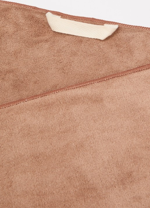 Tiseco Keukendoek 50 x 50 cm set van 2 - voorkant 2 cognac