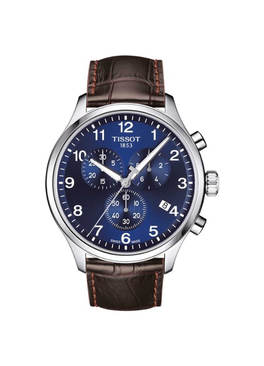 Tissot Chrono XL horloge T1166171604700 - voorkant bruin
