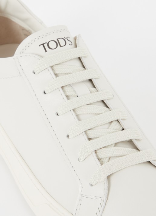 Tod's Allacciata Cassetta sneaker van kalfsleer - detail 6 ivoor