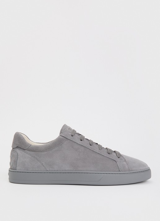 Tod's Allacciata Cassetta sneaker van kalfsleer - voorkant 6 grijs