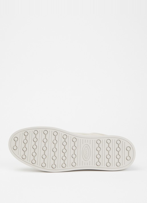 Tod's Allaciata Cassetta sneaker van kalfssuède - detail 3 beige
