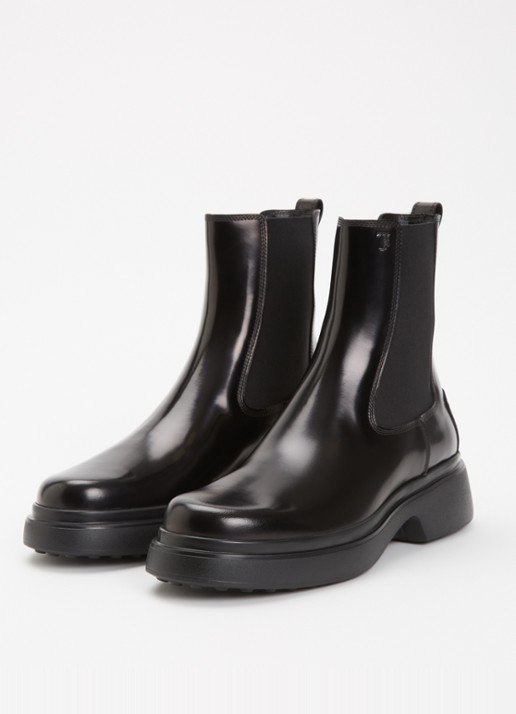 Tod's Chelsea boot van kalfsleer - detail 4 zwart