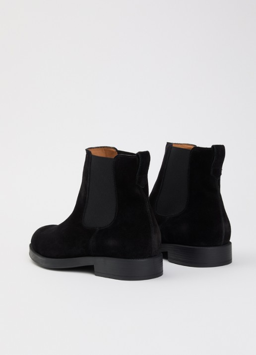 Tod's Chelsea boot van leer - achterkant zwart