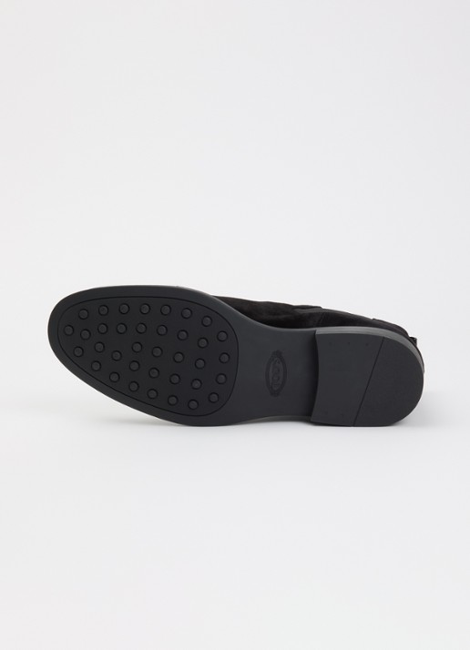 Tod's Chelsea boot van leer - detail 4 zwart