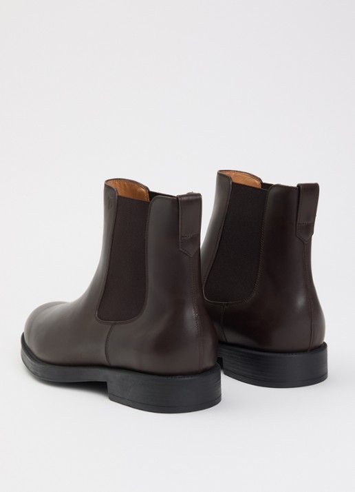 Tod's Chelsea boot van leer - achterkant 2 bruin