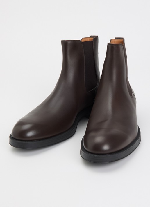 Tod's Chelsea boot van leer - detail 3 bruin