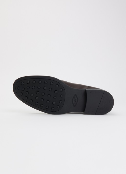 Tod's Chelsea boot van leer - detail 4 bruin