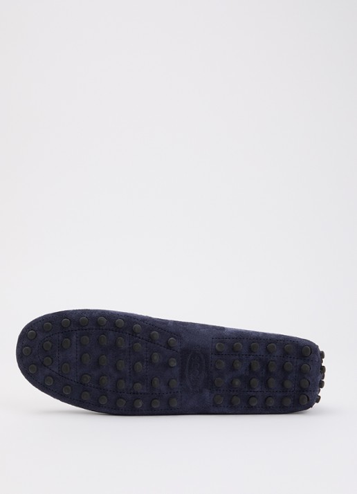 Tod's Gommino mocassin van kalfssuède - detail 5 indigo