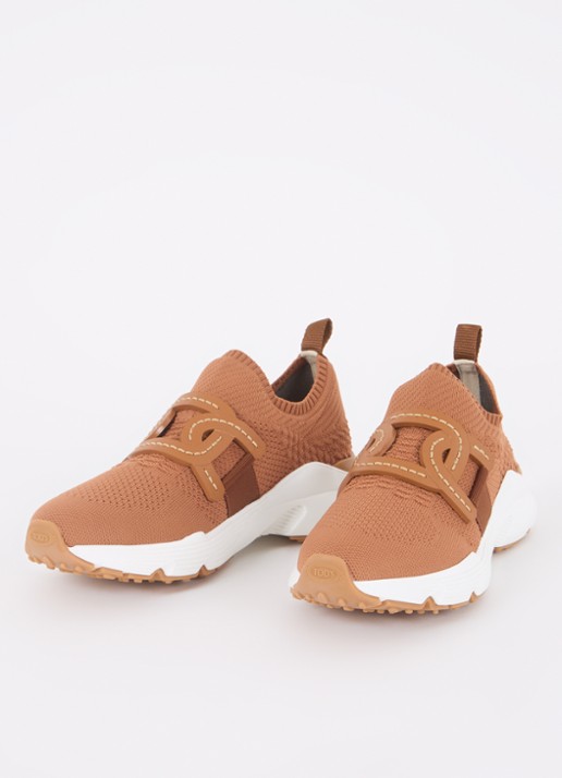 Tod's Kate sneaker met met gebreid bovenwerk - detail 2 camel