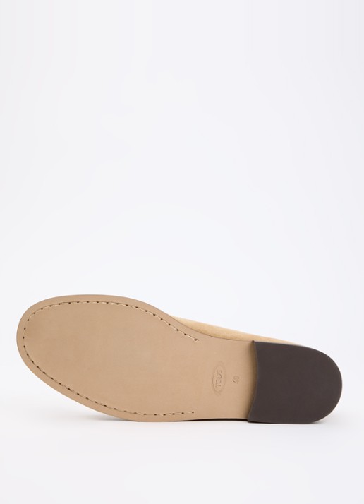 Tod's Loafer van kalfssuède met studs  - detail 4 camel