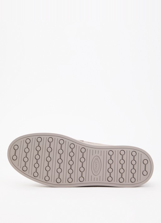 Tod's Mocassino Cassetta slip-on van leer - detail 5 grijs