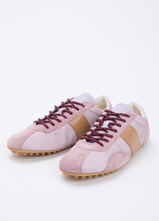Tod's Sportiva sneaker met details van leer - detail 3 lila